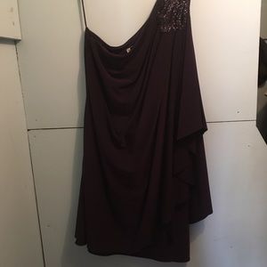 Purple semi formal size 10